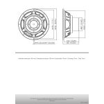 PESO-8 | PA-Tieftöner | 8 Zoll | 20cm | LAUTSPRECHERWERK