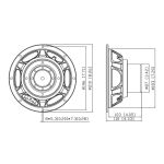 PESO-8 | PA-Tieftöner | 8 Zoll | 20cm | LAUTSPRECHERWERK