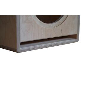 KUTTERSUB Subwoofer Lautsprecher Fertig Gehäuse MPX Multiplex Holz