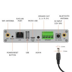 Arylic A30+ PLUS | Multiroom Streaming Verstärker | Stereo | 2x35W | Class-D | DIGITAL | WLAN | Bluetooth | USB