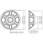 PESO-12 | PA-Tieftöner | 12 Zoll | 30cm | LAUTSPRECHERWERK