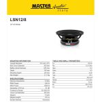 LSN12/8 | PA Subwoofer | 12 Zoll | 30cm | Master Audio