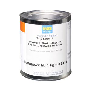 Warnex Strukturlack | weiß 1kg