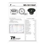 W5-1611SAF | Breitband Lautsprecher | 5" | Tang Band