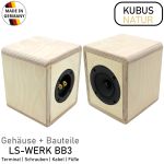 LS-WERK KUBUS -NATUR- Lautsprecher Bausatz Fertig Gehäuse Selbstbau SAT mit BB3